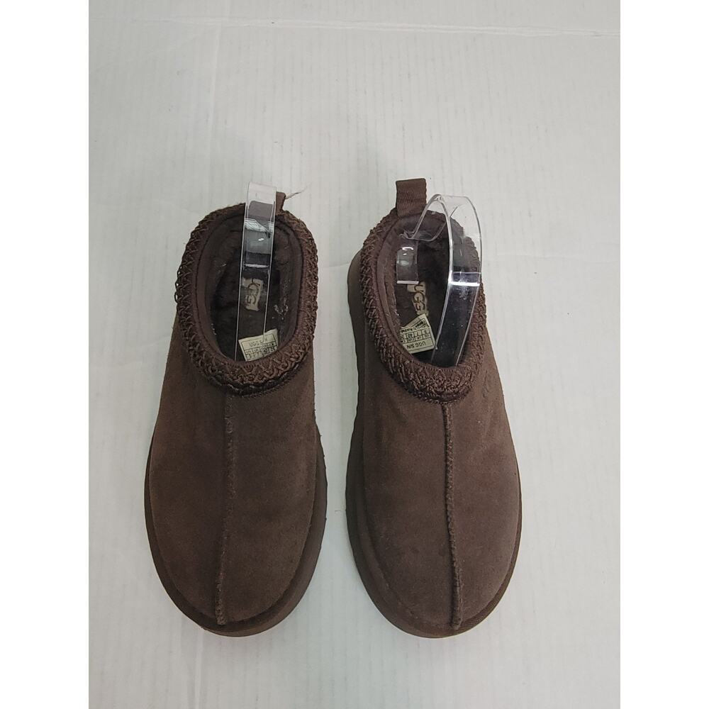 UGG Size 9 Tazz II Suede Platform Slipper Clogs Tasman Womens Chocolate Brown - Picture 3 of 9